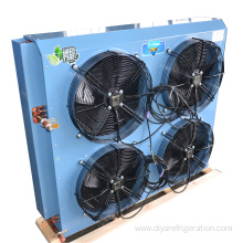 4 Fan Motors Heat Exchanger Air Cooled Condenser